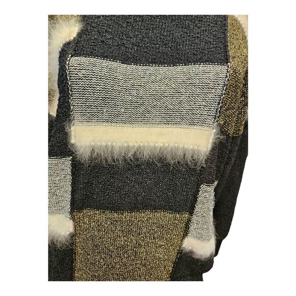 Kae Yoshida Colorblock Sweater Large Vintage 80's - Picture 4 of 8